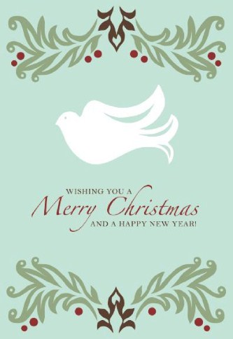 Purity and Peace Personalised Christmas Cards