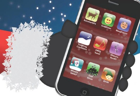 Santa Phone App Personalised Christmas Cards