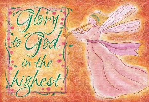 Give Praise to God Personalised Christmas Cards