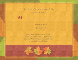 Colours of Love Reply Cards