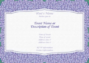 Life in Bloom Postcard Invitation-Standard