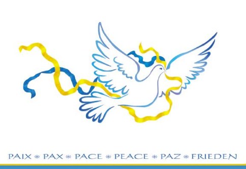 Peaceful Message Personalised Christmas Cards
