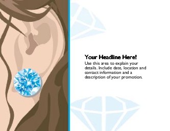 Stately Diamond Stud Large Magnets