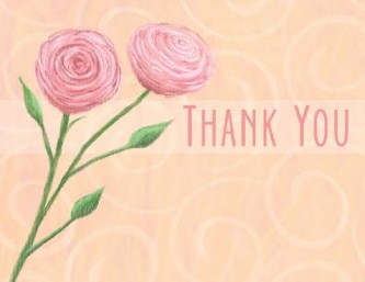 Budding Future Wedding Thank You Cards