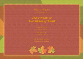 Colours of Love Postcard Invitation-Standard