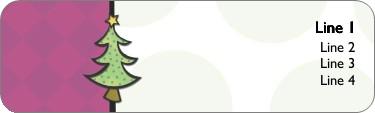 Tree Glee Return Address Labels
