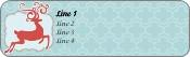 Christmas Prance Return Address Labels