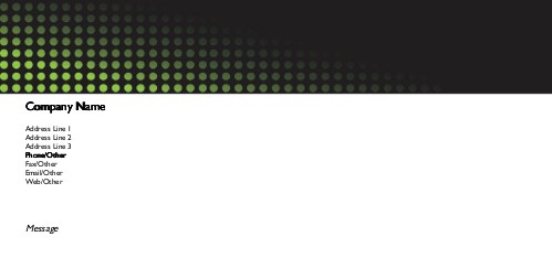 In the Lime Light Full Colour Compliment Slips
