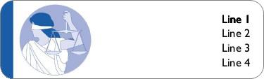Blind Justice Return Address Labels