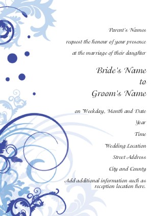 Midnight Jam Wedding Invitations