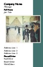Rue de Paris Wet Weather Full Colour Magnetic Business Cards