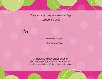 Bubbly Reply Cards
