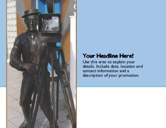 Cinema Producer Statue Large Magnets