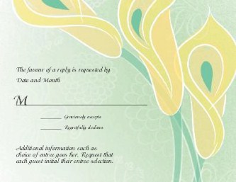 Springtime Love Reply Cards