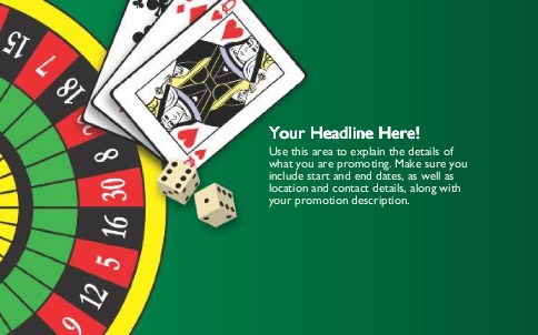 Take Your Chances Full Colour Oversized Postcards