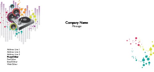 Sultan of Spin Full Colour Compliment Slips