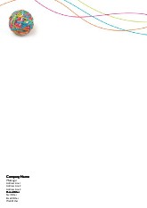 Ball of Bands A4 Letterhead