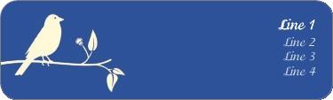Dusky Blue Is True Return Address Labels