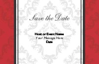 Hot Kiss Red Save the Date Magnets