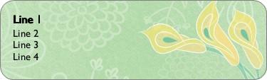 Springtime Love Return Address Labels