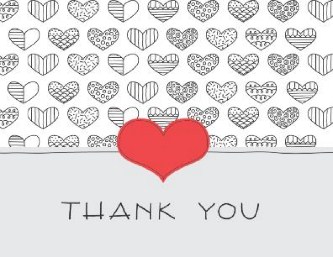 Affair of the Heart Wedding Thank You Cards