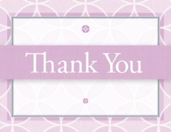 Look of Love Wedding Thank You Cards
