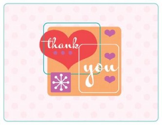 Love You Forever Wedding Thank You Cards