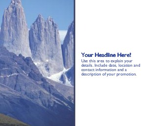 Majestic Mountains Large Magnets
