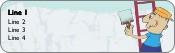 Perky Painter Return Address Labels