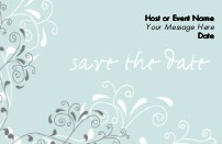 Seafoam Serenity Save the Date Magnets