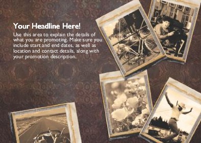 Vintage Moments Full Colour Standard Sized Postcards