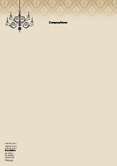 Classically Chic A4 Letterhead