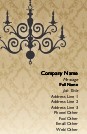 Classically Chic Full Colour Magnetic Business Cards