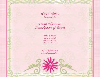 Love's Sweet Springtime Hen Night Invitations