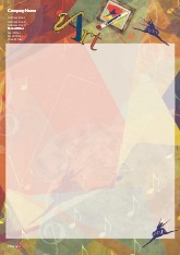 Mixed Media A4 Letterhead