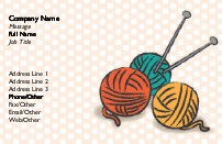 Neat Knit Full Colour Magnetic Business Cards