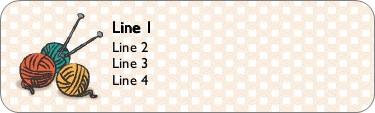 Neat Knit Return Address Labels