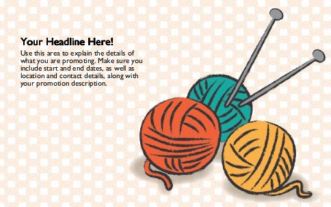 Neat Knit Full Colour Oversized Postcards