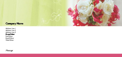 Romantic Mix Full Colour Compliment Slips