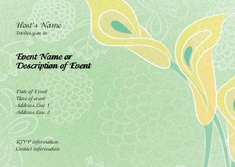 Springtime Love Postcard Invitation-Standard