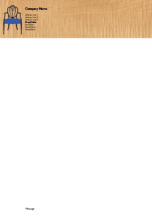 Unique Antique A4 Letterhead
