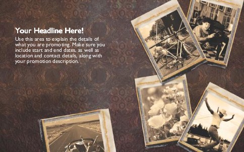 Vintage Moments Full Colour Oversized Postcards