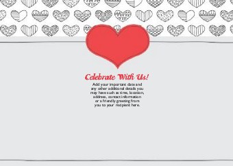 Affair of the Heart Standard Sized Save the Date Postcards