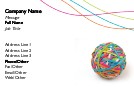 Ball of Bands Full Colour Business Cards