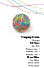 Ball of Bands Full Colour Business Cards