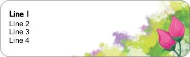 Bloom of Life Return Address Labels