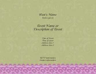 Dusty Rose Liaison Hen Night Invitations