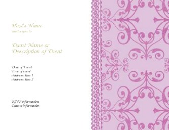 Dusty Rose Rendezvous Hen Night Invitations