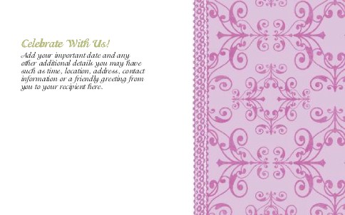 Dusty Rose Rendezvous Oversized Save the Date  Postcards