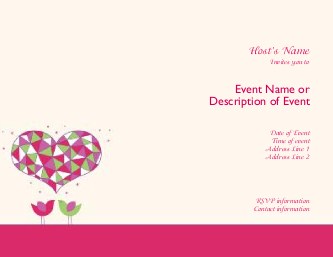 Lil' Love Birds Hen Night Invitations